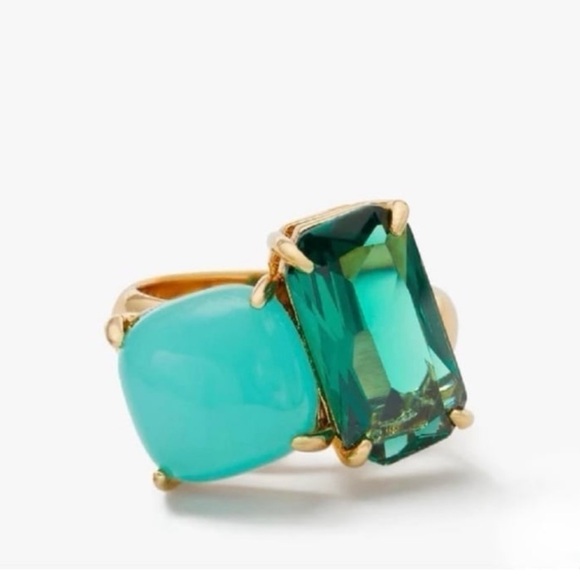 $98 Kate Spade Showtime Ring green - Picture 1 of 8